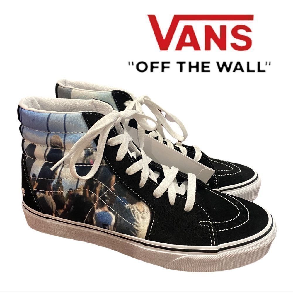 NEW Vans SK8-HI Frances Stark Hi-Top Lace Tennis Shoes Sneakers 7.5 8 8.5 9 9.5